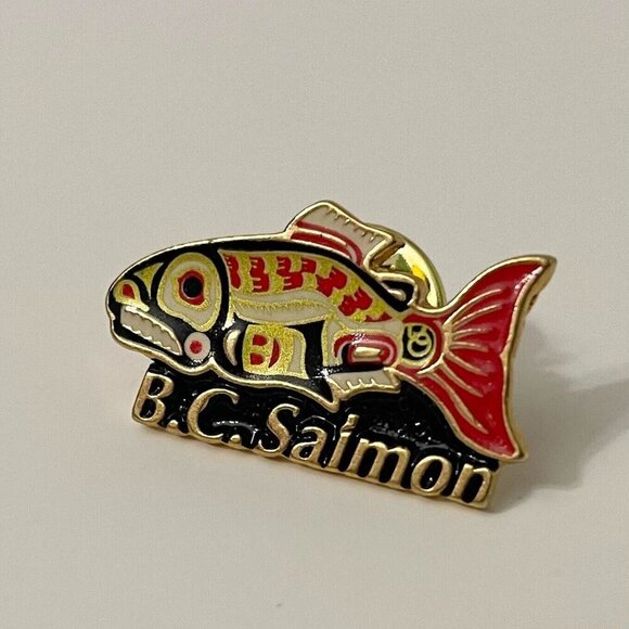 BC Salmon British Columbia Canada Pin - Picture 2 of 8